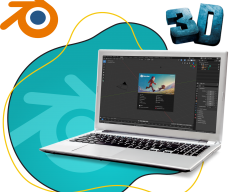 Blender 3D modelare pentru copii - KIBERone