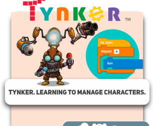 Tynker. Learning to manage characters.  - Programming for children in Brasov